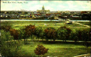 Bird's Eye View--Austin, Texas, 1911